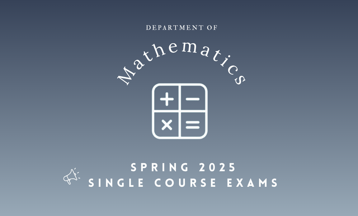 Math Single Course Exams