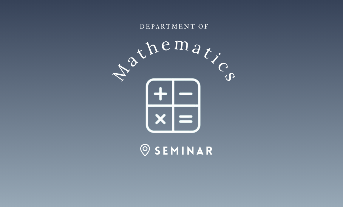 Mathematics Seminar by Fatih Şirin (Haliç University)