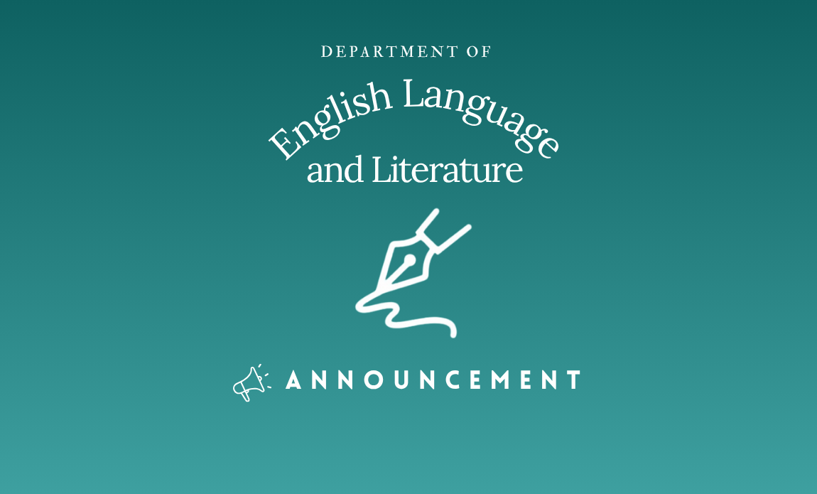English Language and Literature Department 2025 Fall Final Exam Schedule