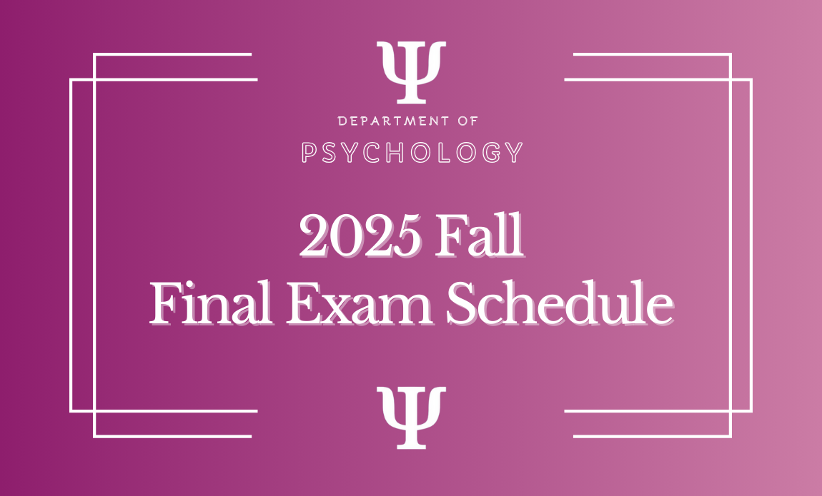 Psikoloji Bölümü Final Takvimi