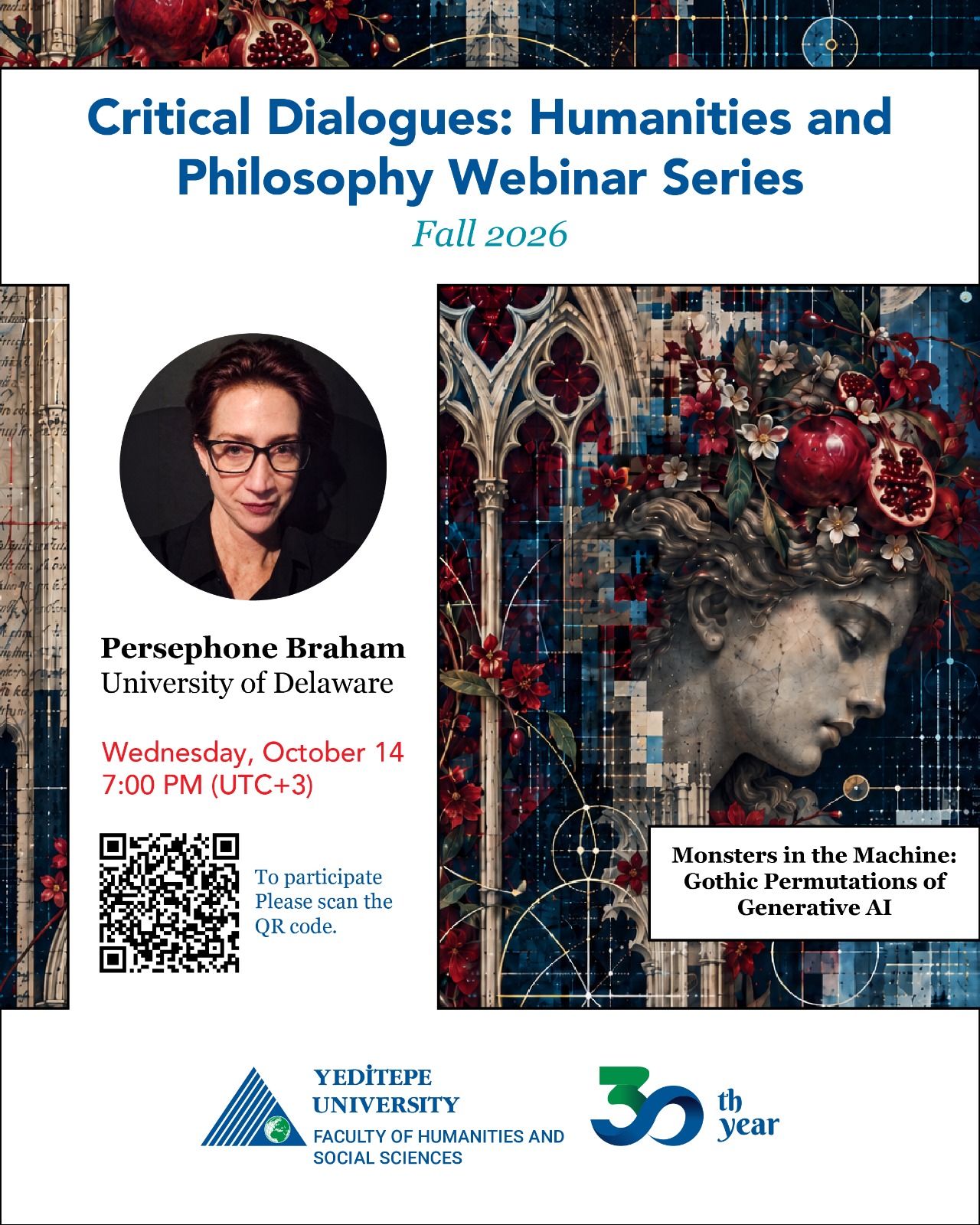 Critical Dialogues: Humanities and Philosophy Webinar Series (Güz 2026)