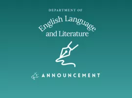 Updated English Language and Literature Department 2025 Spring Exam Schedule