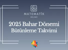 2025 Bahar Bütünleme Sınavları