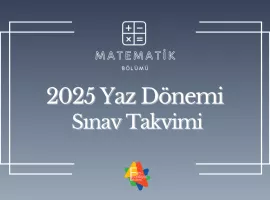 Summer 2025 MAth Exam Schedule