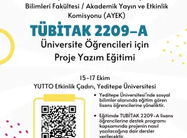 TÜBİTAK 2209-A Proje Yazımı Eğitimi. 