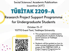 TUBITAK 2209-A Research Project Support Programme for undergraduate students