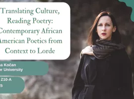 English Language and Literature Guest Speaker: Kristina Kočan