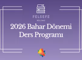 2026 Bahar Dönemi Ders Programı